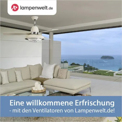 Bild: Eine willkommene Erfrischung: Ventilatoren in der neuen Themenwelt der Lampenwelt GmbH