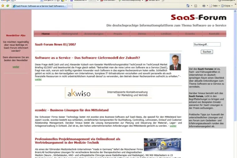 Bild: SaaS-Forum: Informations-Portal zum Thema Software-as-a-Service gestartet