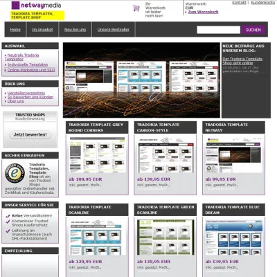 Bild: Netway Media erstellt spezielle Templates für Tradoria