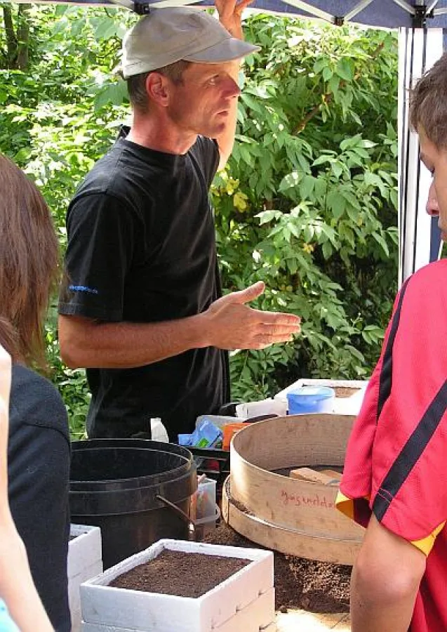 Peter Bissert, Mit-Initiator des Urban-Gardening-Projektes (Archivbild: wort.laut)