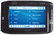 Bild: Ultramobile Kombination - Krämer Automotive macht Sony UMPC mit der Software CPS zum CarPC