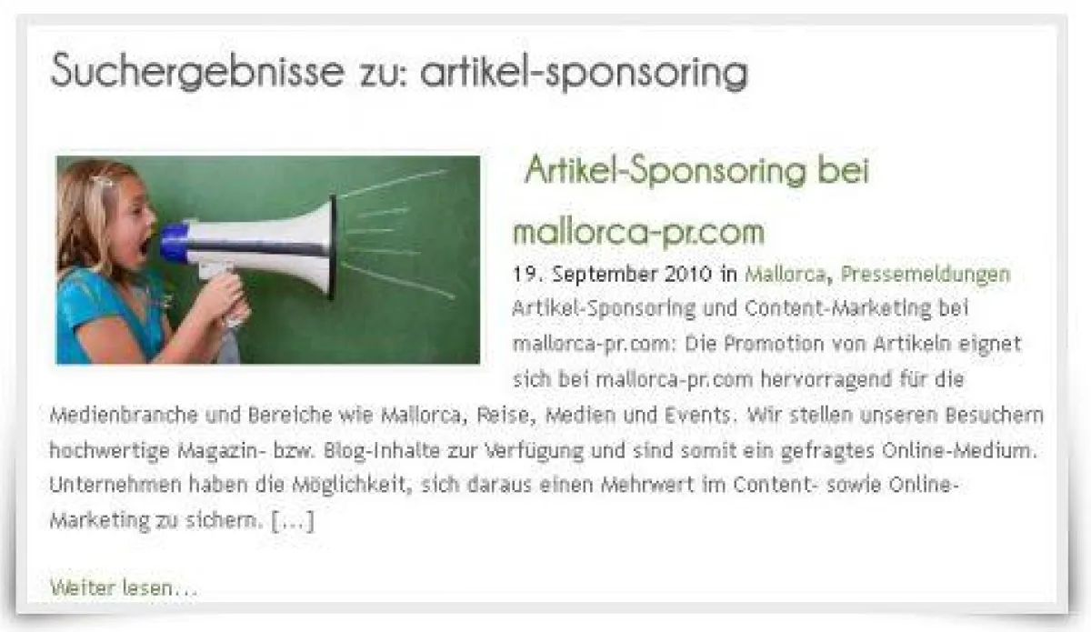 Artikel-Sponsoring
