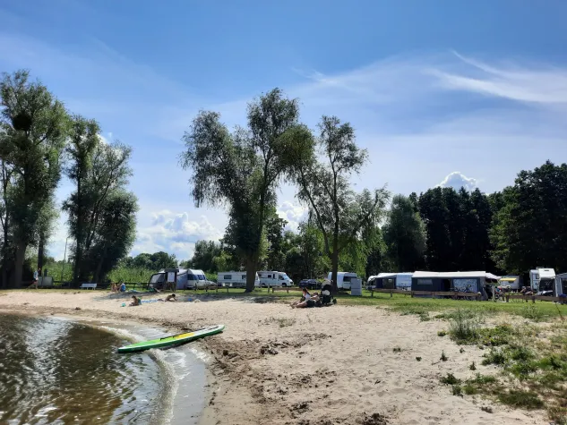 Bild: Campen am Stettiner Haff