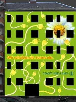 Berliner Wohnungsbaugesellschaft STADT UND LAND schaltet beim Festival of Lights die Sonne ein Bild: Berliner Wohnungsbaugesellschaft STADT UND LAND schaltet beim Festival of Lights die Sonne ein