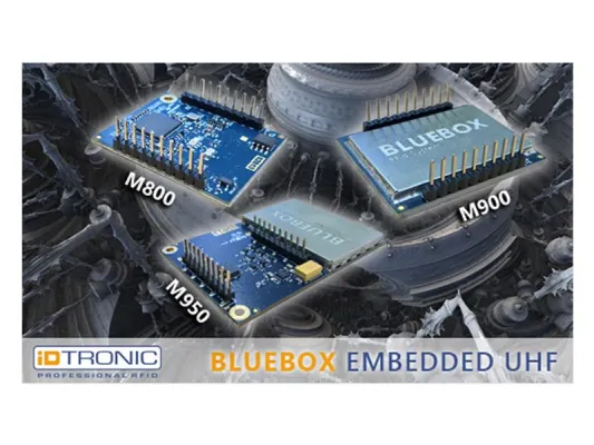 Bild: iDTRONICs BLUEBOX RFID Embedded UHF Module: Bewährte RFID Einbau-Elektronik mit neuen Firmware Features