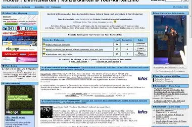Bild: Tour-Karten.Info neu mit Forum und Fotogalerie