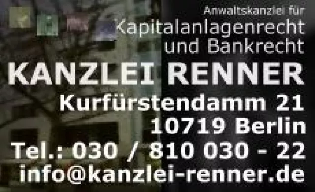 Bild: Bank verurteilt Bank wg. Falschberatung in Zshg. Film- und Entertainment VIP Medienfonds 4