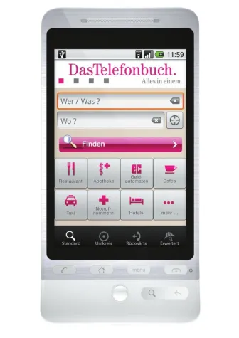 Bild: Neu: DasTelefonbuch-Applikation für Android