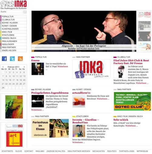 Facelift für INKA online Bild: Facelift für INKA online