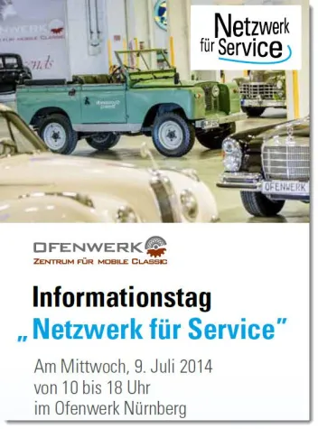 Bild: "Netzwerk für Service" am 9. Juli 2014 in Nürnberg