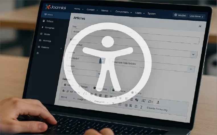 Audit zur Barrierefreiheit von Joomla-Websites. Bild: Audit zur Barrierefreiheit von Joomla-Websites.