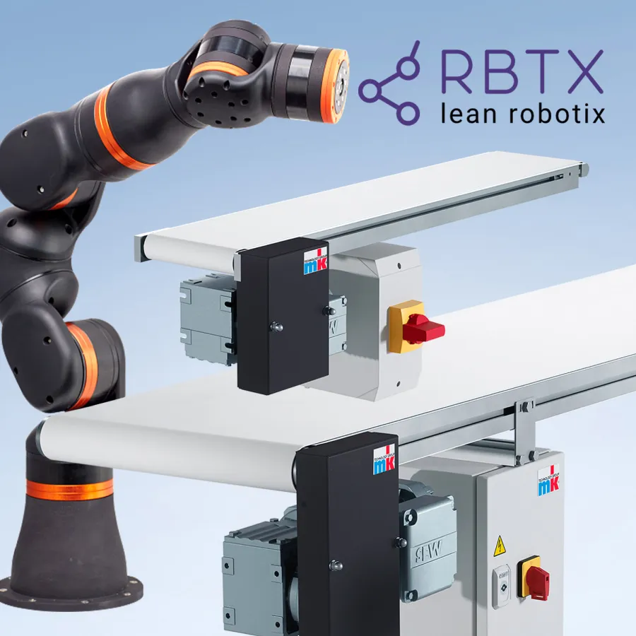 Zuverlässige Fördertechnik für RBTX Low-Cost-Automation (© mk Technology Group)