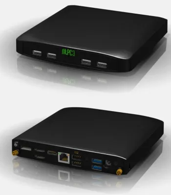 fit-PC3: Mini-PC für Multimedia- Internet- und Büro-Anwendungen arbeitet lüfterlos und extrem leise Bild: fit-PC3: Mini-PC für Multimedia- Internet- und Büro-Anwendungen arbeitet lüfterlos und extrem leise