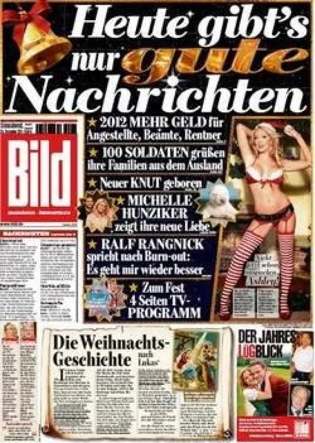 Die auflagenstärkste Tageszeitung Deutschlands: BILD