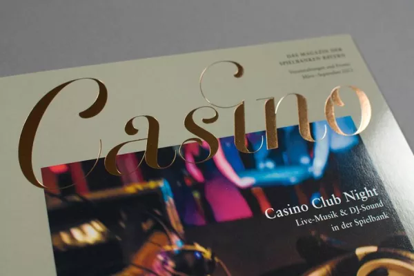 Bild: Mehr Glamour, mehr Stil, mehr Story: Neues CASINO-Magazin der Bayerischen Spielbanken / Schmid+Widmaier Design