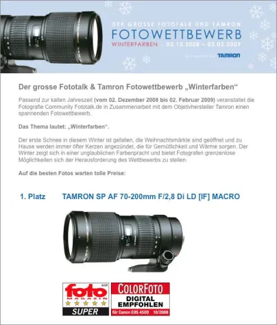 Bild: Der große Fototalk.de Fotowettbewerb „Winterfarben“