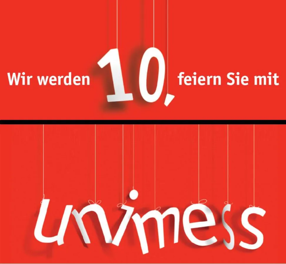 Jubiläum der Internetagentur unimess GmbH