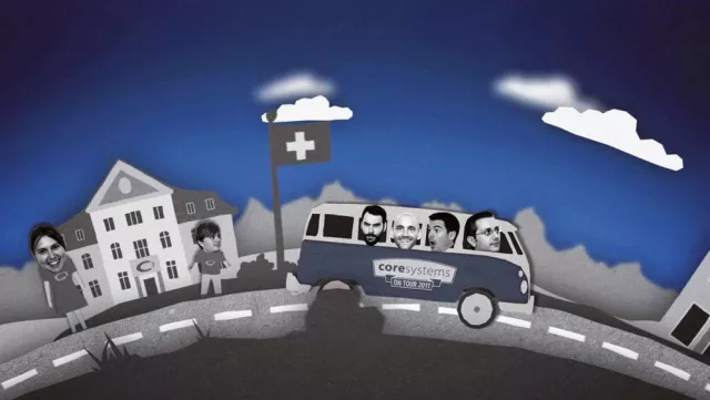 coresystems on Tour: Im VW Bulli auf Cloud-Mission Bild: coresystems on Tour: Im VW Bulli auf Cloud-Mission
