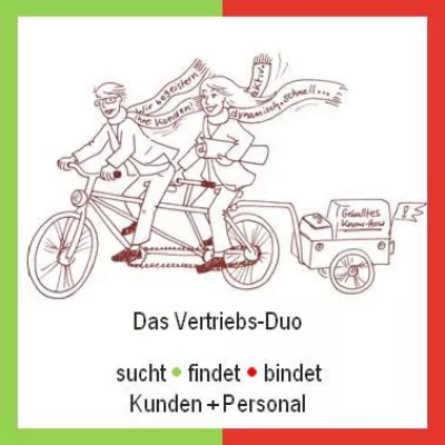 Das Vertriebs-Duo: Hamburger Deerns drehen am Vertriebsrad kleiner Unternehmen Bild: Das Vertriebs-Duo: Hamburger Deerns drehen am Vertriebsrad kleiner Unternehmen