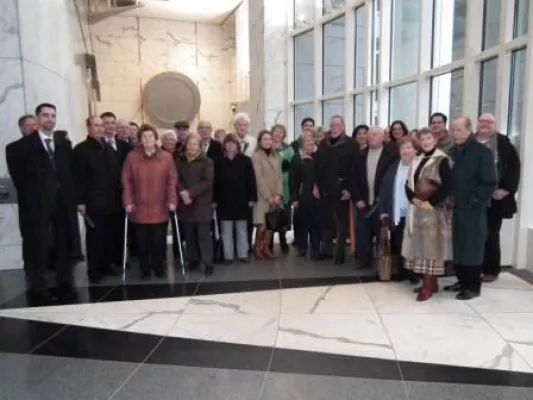 Bild: Börse Live – Rüsselsheimer Volksbank besucht im Rahmen der Kundenevents die Frankfurter Börse