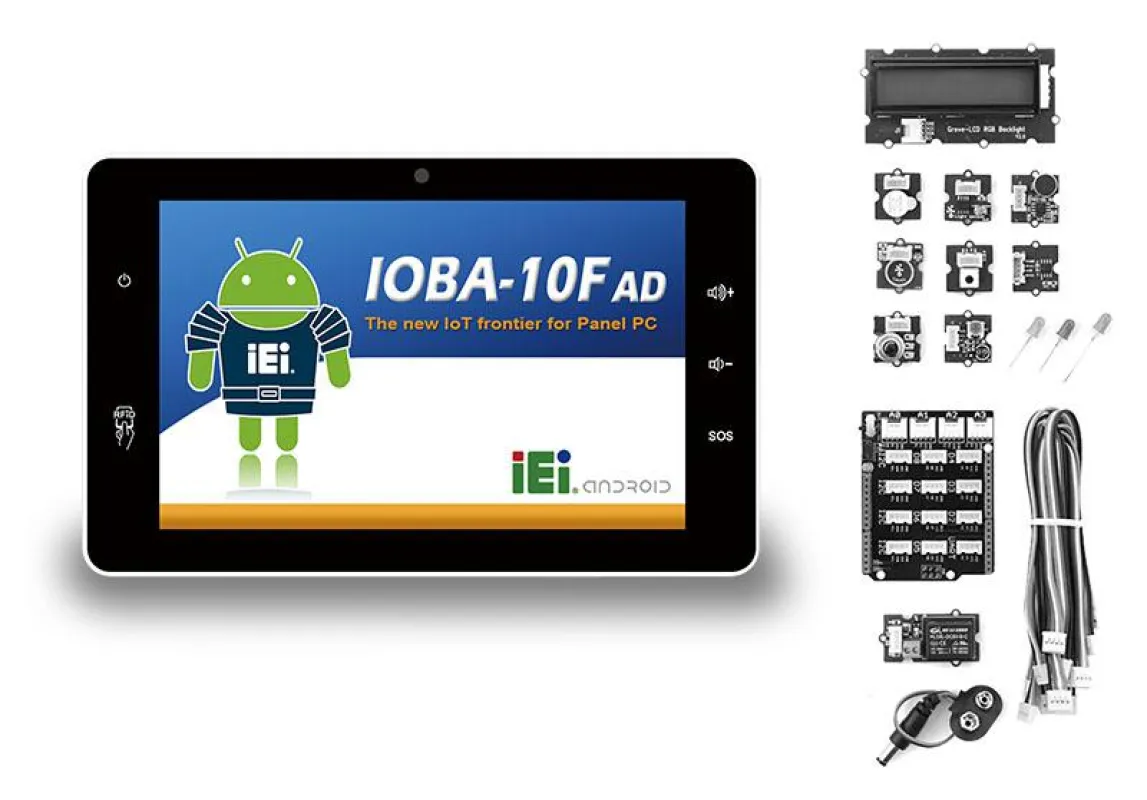 IOBA-10F – 10.1“ RISC Panel PC für den Wandeinbau