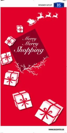 Bild: Designer Outlet B5 lockt mit weihnachtlichen Geschenke-Sale-Wochen