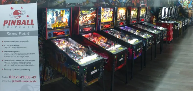 Bild: PINBALL UNIVERSE Show-Point bei Bulls & Balls in Fulda