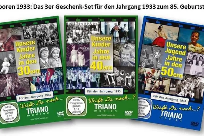 Bild: 2018: Zum 85. Geburtstag: Originelle Geschenkidee mit viel Freude für liebe Menschen vom Jahrgang 1933