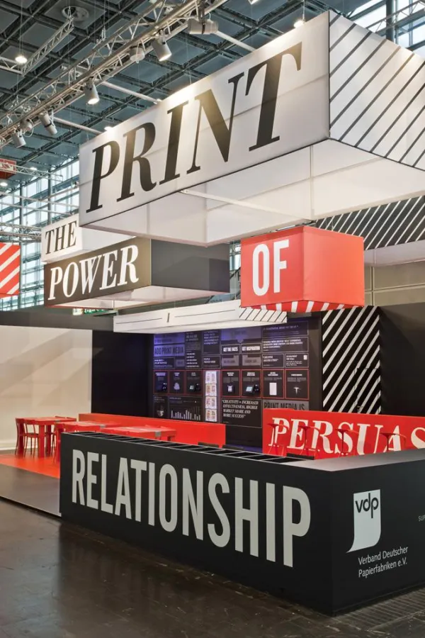 Die D'art Design Gruppe gestaltet seit über zehn Jahren das Messedesign für den VDP. Foto: