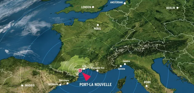 Neuer Tiefwasserhafen in Port-La-Nouvelle Bild: Neuer Tiefwasserhafen in Port-La-Nouvelle