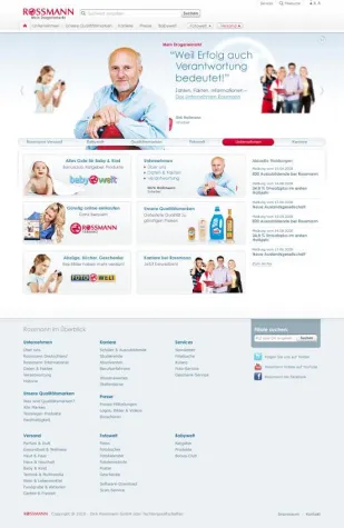 Rossmann.de: WowBiz konzipiert und gestaltet neuen Unternehmens-Auftritt Bild: Rossmann.de: WowBiz konzipiert und gestaltet neuen Unternehmens-Auftritt