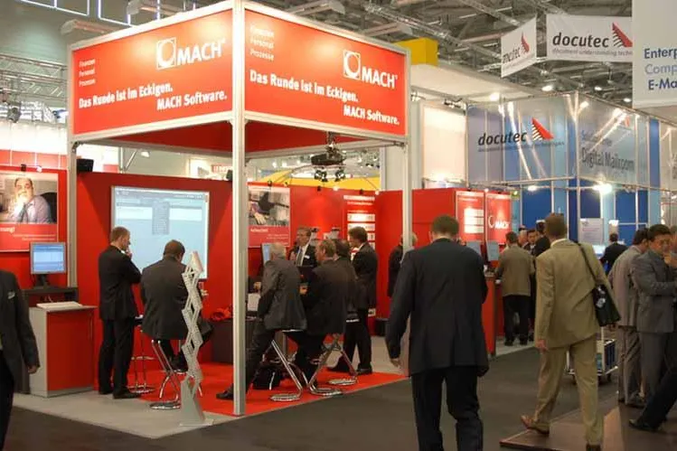 MACH bei der DMS EXPO 2007: effiziente Vorgangsbearbeitung, flexibles Dokumentenmanagement Bild: MACH bei der DMS EXPO 2007: effiziente Vorgangsbearbeitung, flexibles Dokumentenmanagement
