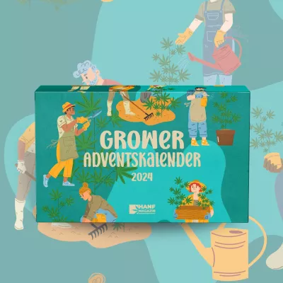 Bild: Perfektes Starter-Kit für den Eigenanbau: Der Grower Adventskalender 2024 von hanf-adventskalender.com