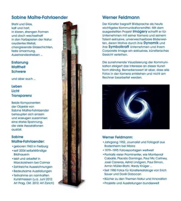 Bild: Ausstellung Glasklar-Transparences