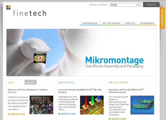 Bild: Finetech GmbH Berlin in Zusammenarbeit mit TYPO3 Spezialist cron IT