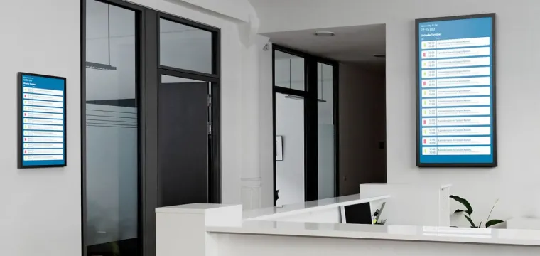 Bild: Digitale Türschilder - für eine einfache und effiziente Raumbuchung