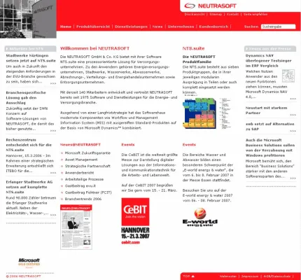 Bild: Überzeugender Online-Auftritt mit „Typo 3“