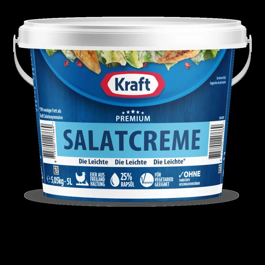 Kraft Salatcreme „Die Leichte“ im 5 Liter Eimer.