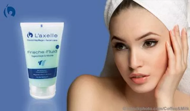 Bild: Die neue L’axelle® Gesichtspflege „Frische-Fluid 2in1“