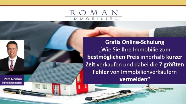 Haus verkaufen Nürnberg - Kostenlose Online-Schulung für Hausverkäufer Bild: Haus verkaufen Nürnberg - Kostenlose Online-Schulung für Hausverkäufer