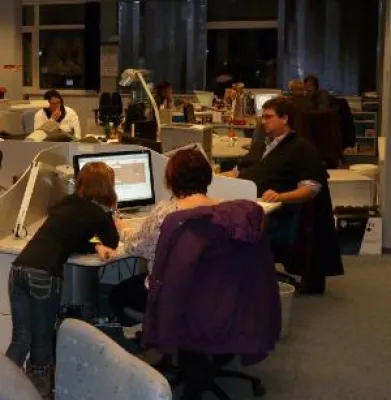 Bild: Hundertsiebzig Mitarbeiter ehrenamtlich im Einsatz