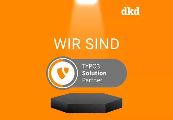 Bild: dkd ist offizieller TYPO3-Solution-Partner