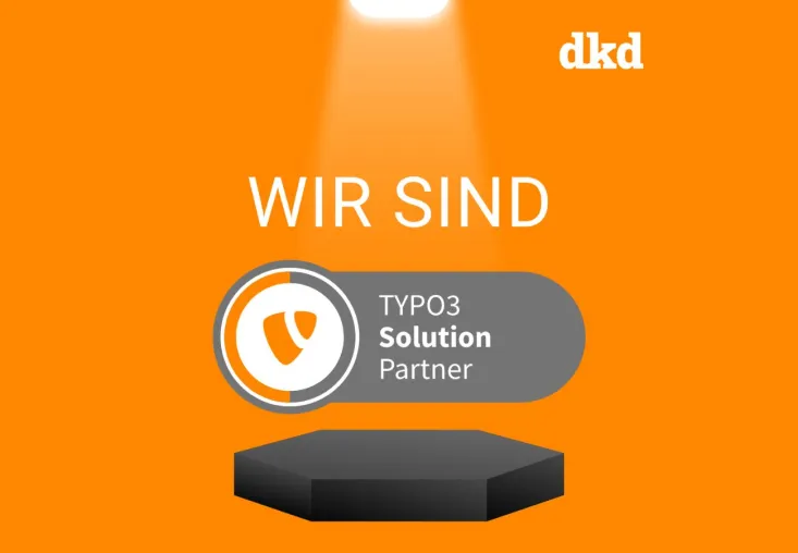 dkd ist offizieller TYPO3-Solution-Partner Bild: dkd ist offizieller TYPO3-Solution-Partner