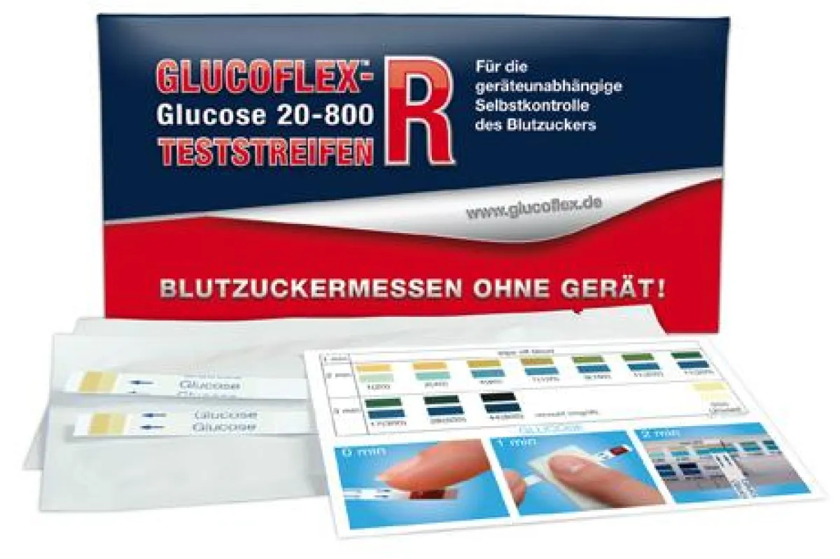Glucoflex-R Blutzuckerteststreifen