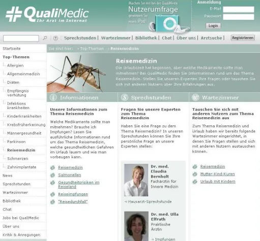 QualiMedic im neuen Gewand – jetzt mit Themenbereichen und News Bild: QualiMedic im neuen Gewand – jetzt mit Themenbereichen und News