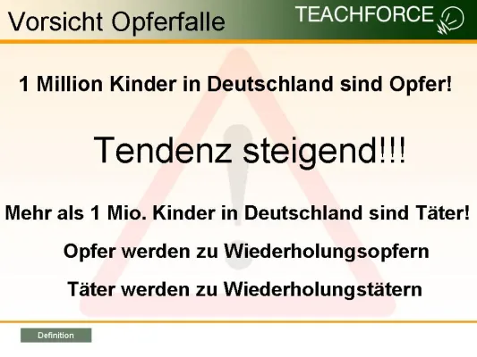 Mobbing in der Schule geht uns alle an Bild: Mobbing in der Schule geht uns alle an