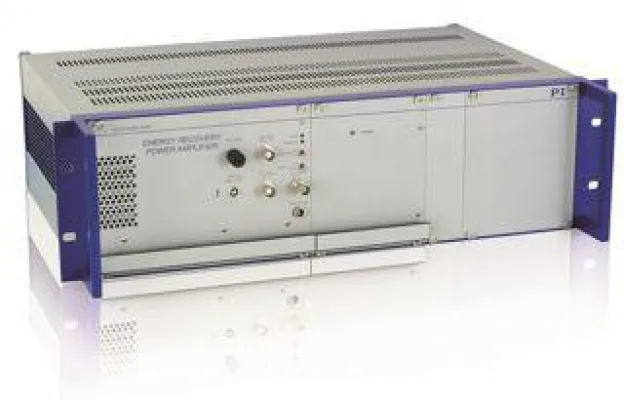 Bild: Leistungsverstärker E-482 liefert 6 Ampere (A) Spitzenstrom für Hochvolt-Piezoaktoren