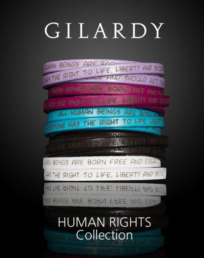 Die neuen GILARDY HUMAN - Armbänder RIGHTS openPR