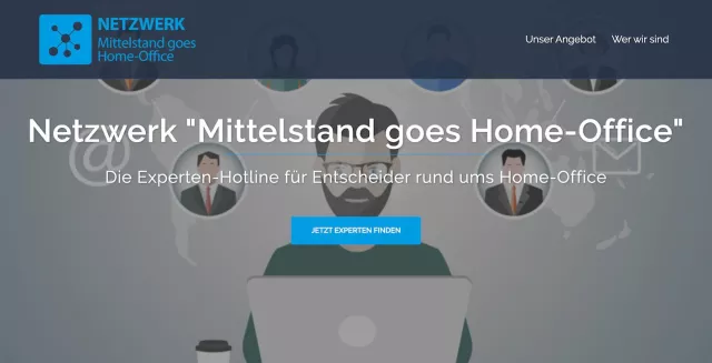 Bild: Netzwerk Mittelstand goes Home-Office berät Unternehmen in der Coronakrise zum Arbeitsplatz zu Hause
