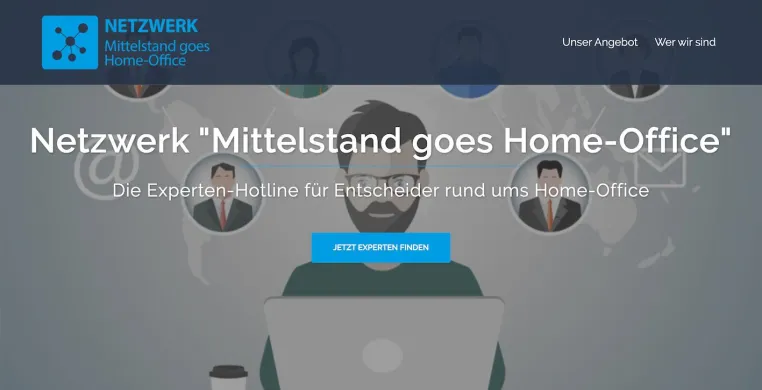 Bild: Netzwerk Mittelstand goes Home-Office berät Unternehmen in der Coronakrise zum Arbeitsplatz zu Hause